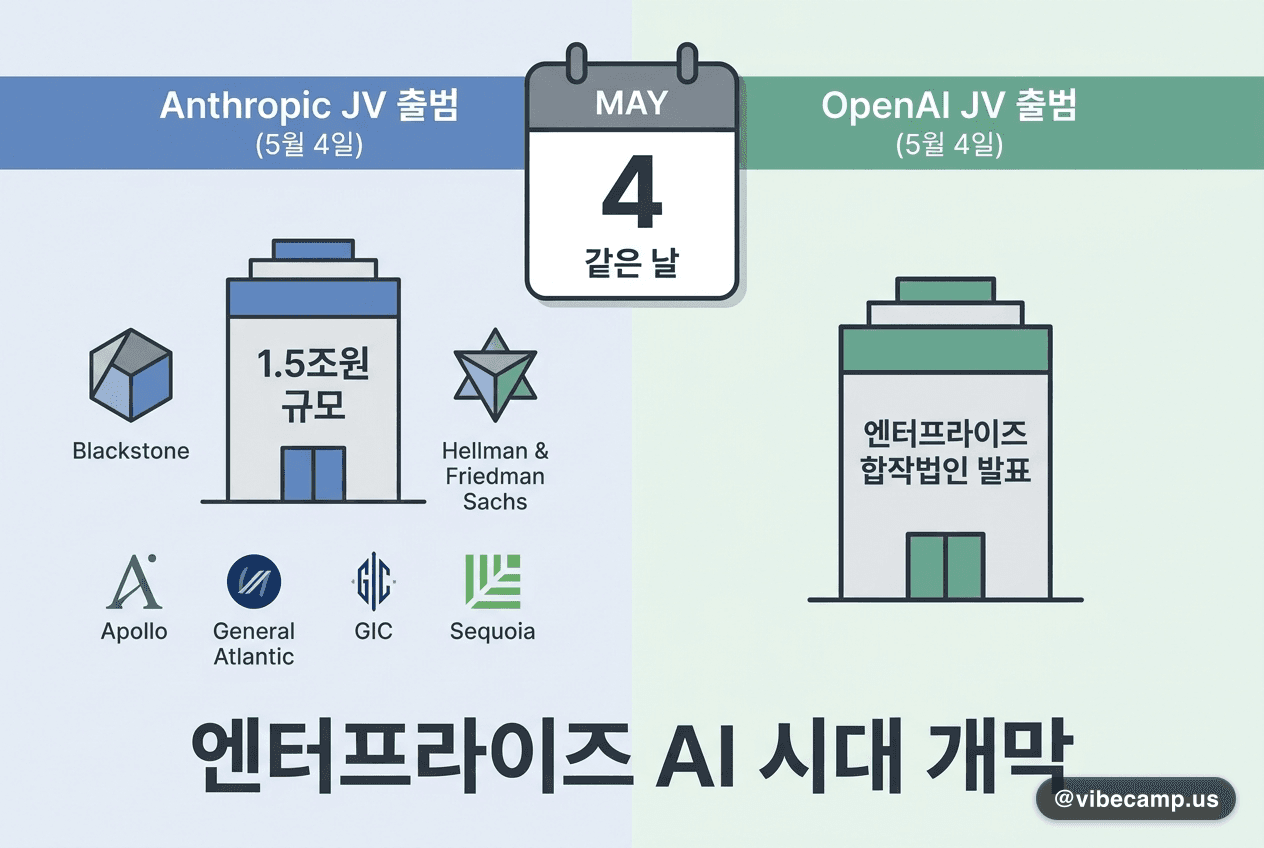 Anthropic·OpenAI, 같은 날 엔터프라이즈 JV 출범