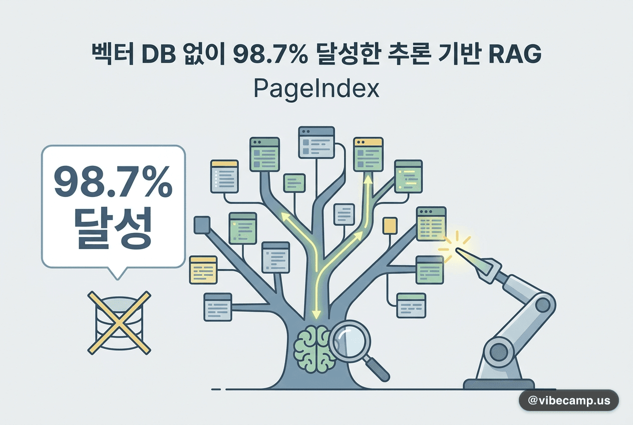 벡터 DB 없이 98.7% 달성한 추론 기반 RAG