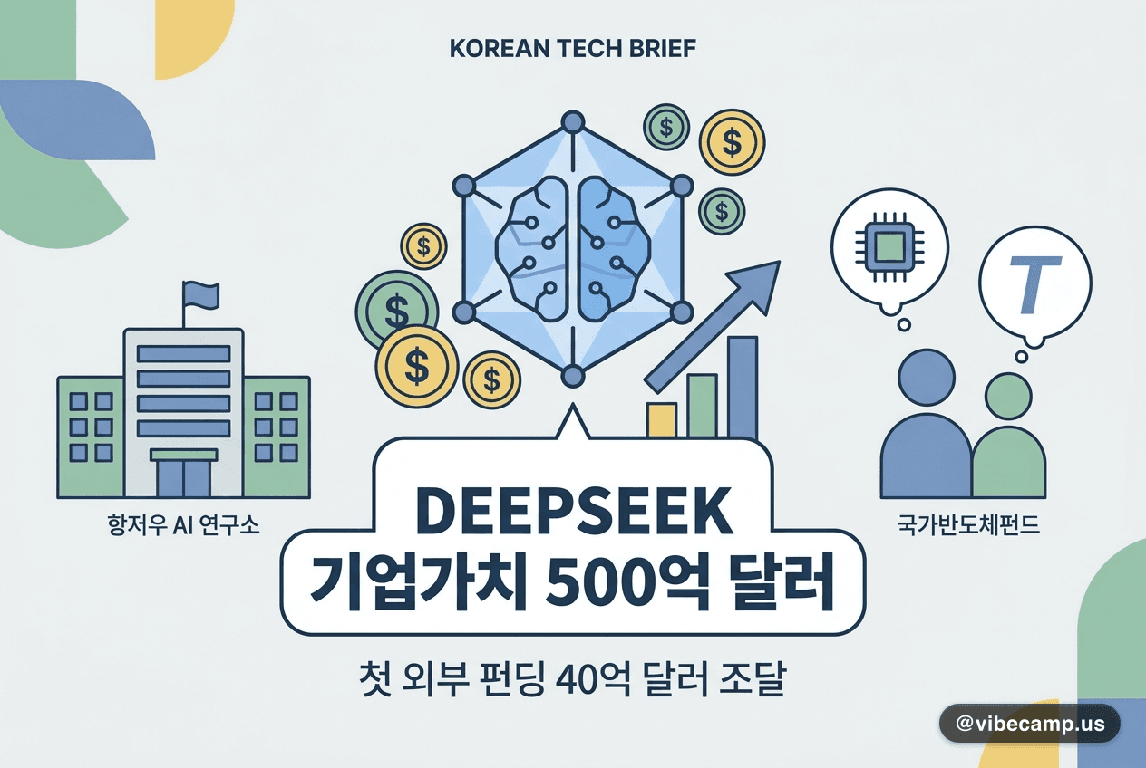 DeepSeek, 첫 외부 펀딩 40억 달러 조달 — 기업가치 500억 달러로 급등