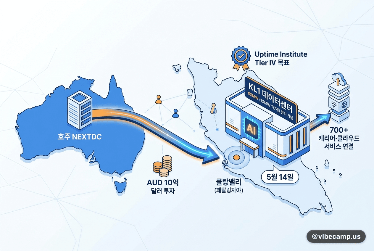 호주 NEXTDC, 말레이시아에 65MW AI 데이터센터 KL1 정식 가동