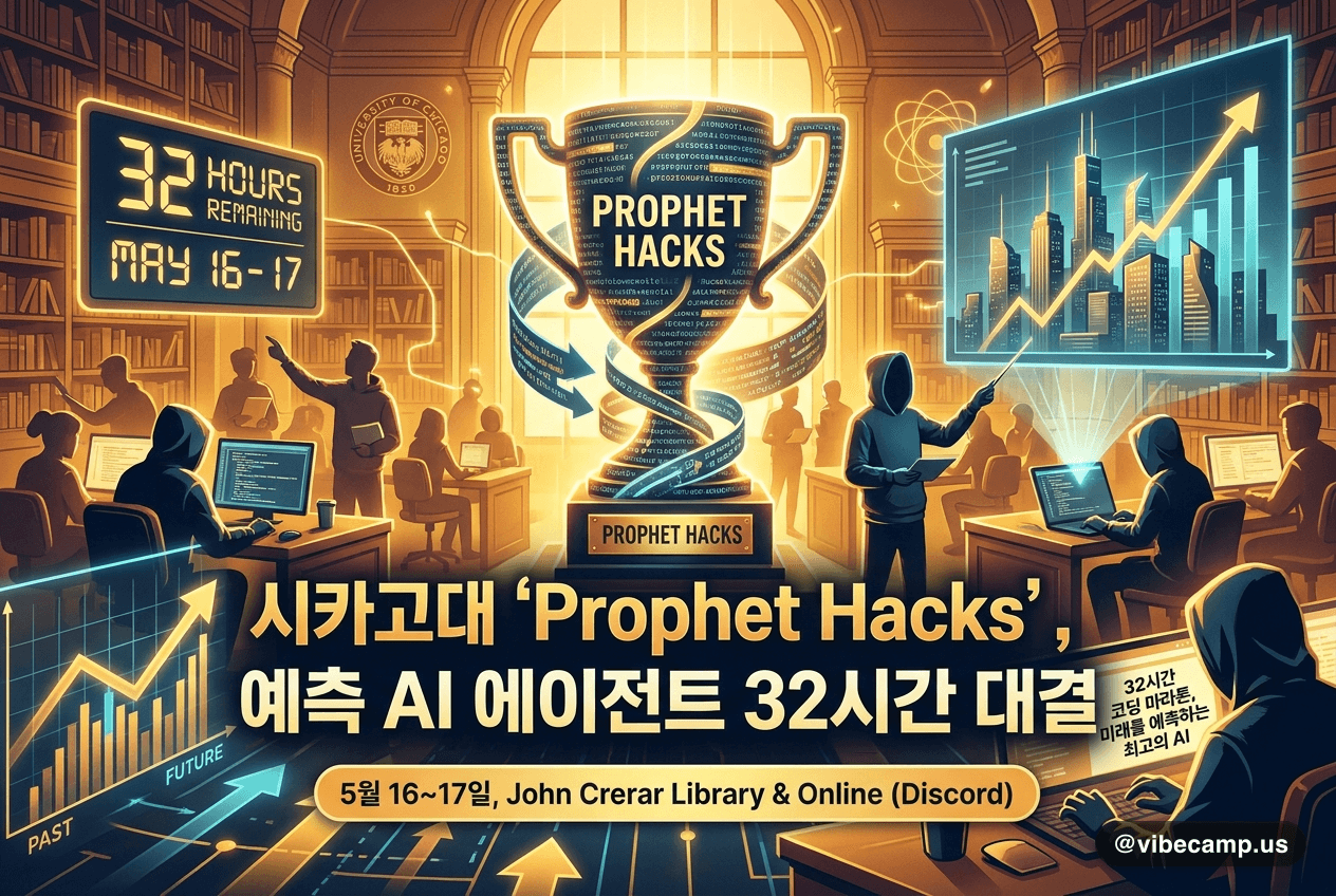 시카고대 'Prophet Hacks', 예측 AI 에이전트 32시간 대결