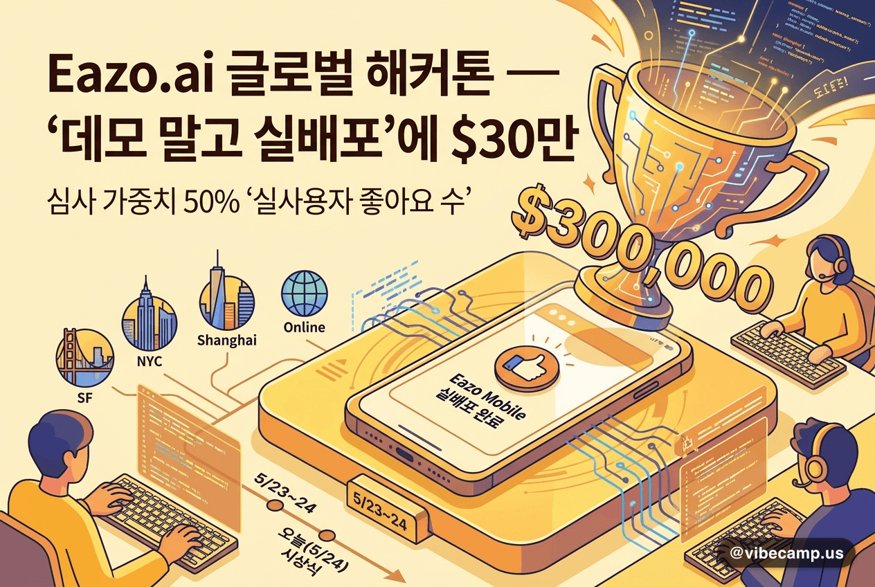 Eazo.ai Global Hackathon 2026 공식 오픈그래프 이미지