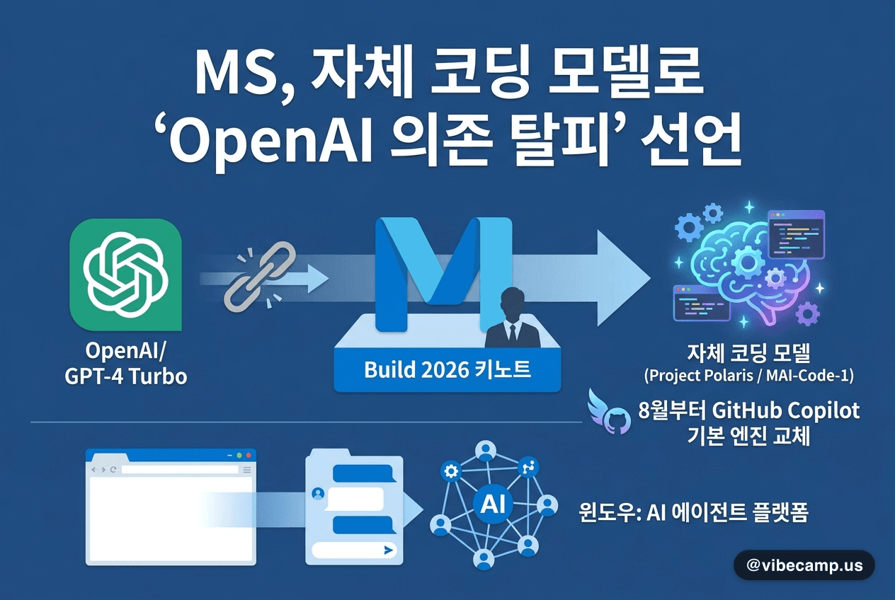 MS, 자체 코딩 모델로 'OpenAI 의존 탈피' 선언