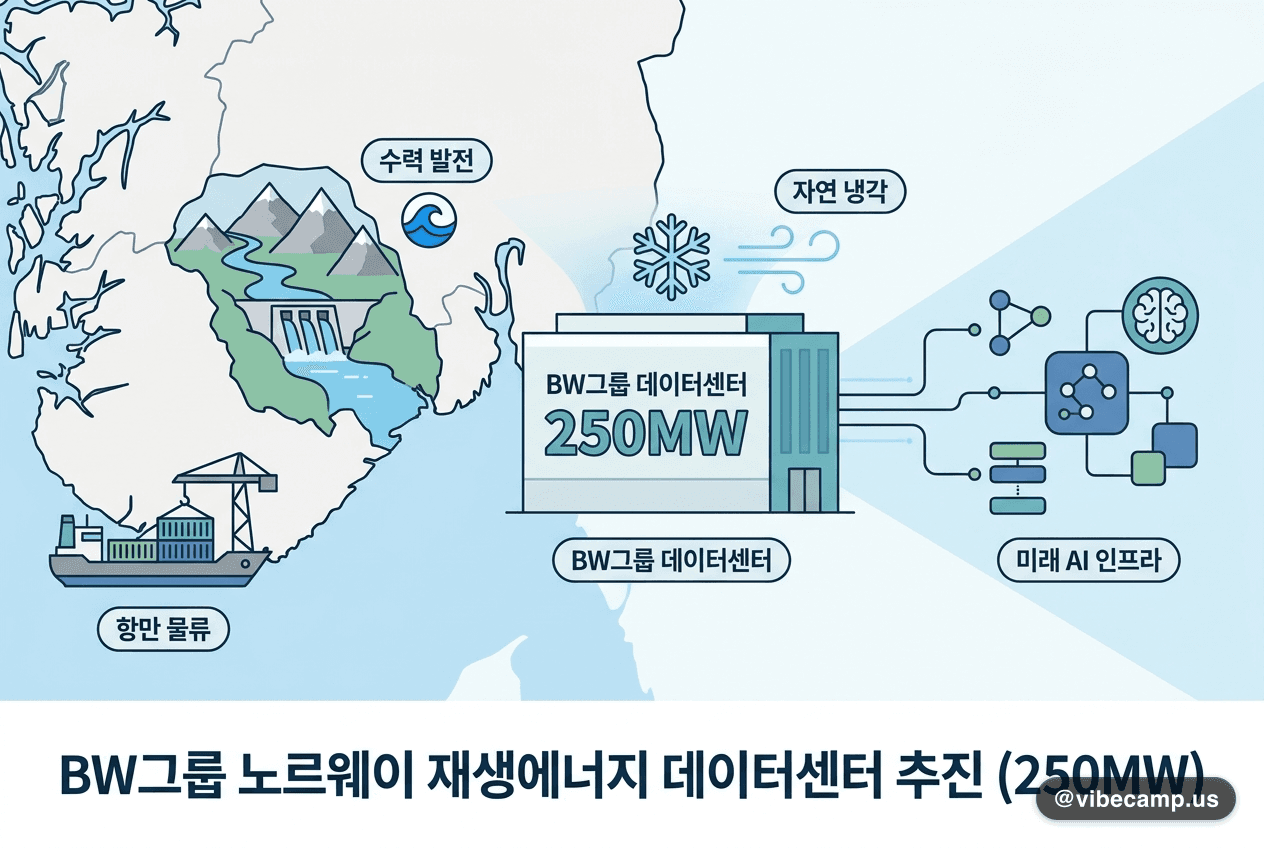 BW그룹, 노르웨이에 250MW 재생에너지 데이터센터 추진
