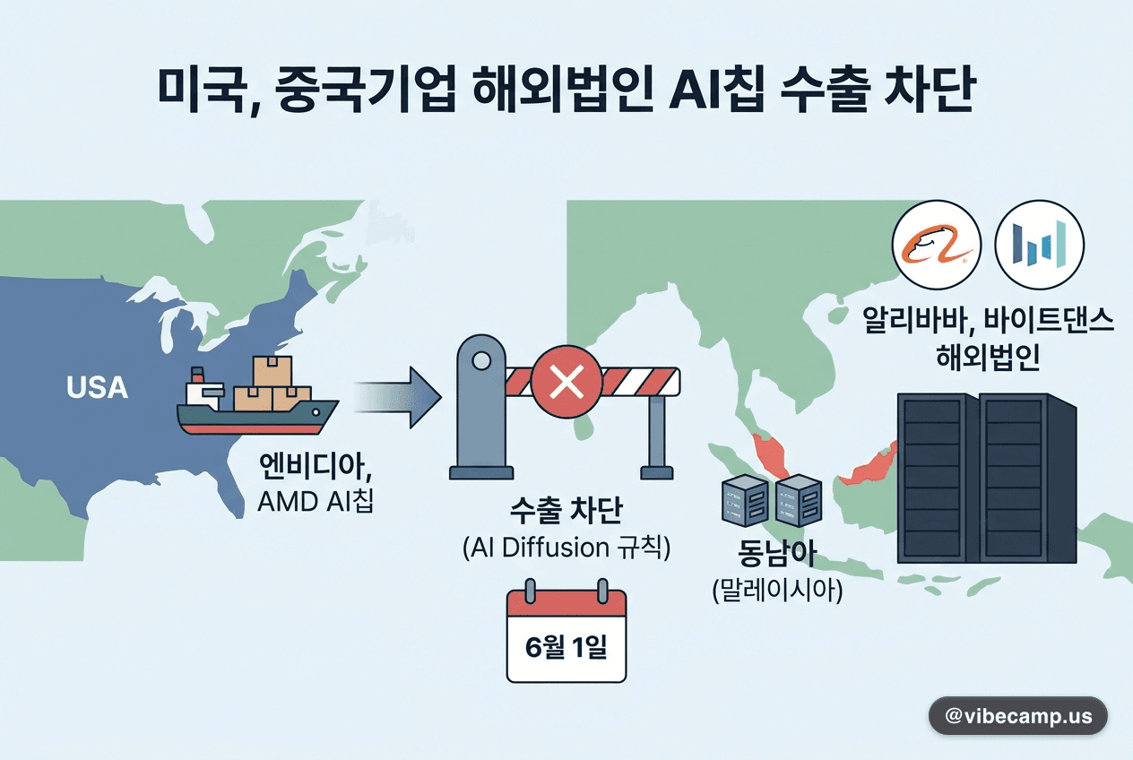 미국, 중국기업 해외법인까지 엔비디아 AI칩 수출 차단