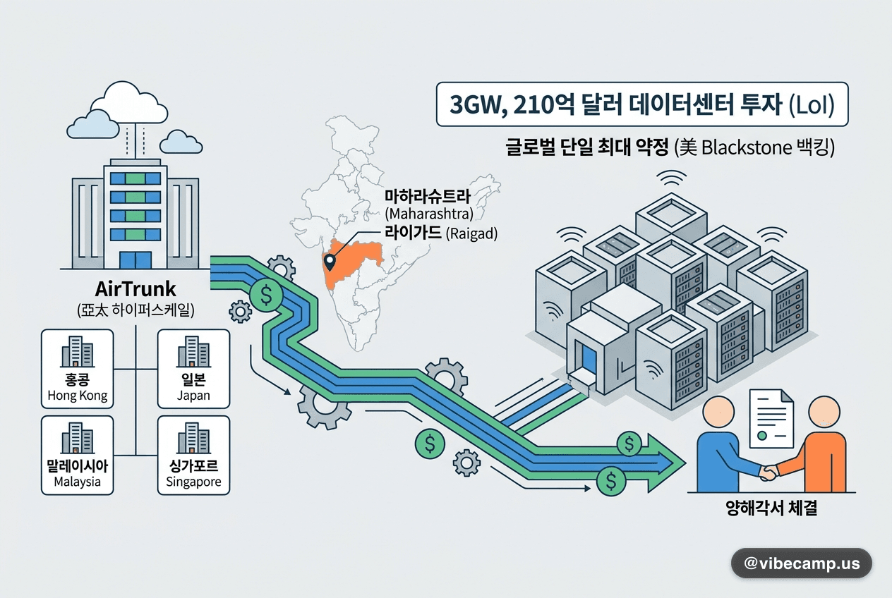 AirTrunk, 인도에 3GW·210억 달러 데이터센터 착지