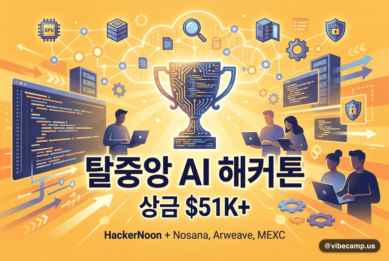 Decentralize AI 해커톤 — 탈중앙 AI 인프라, 상금 $51K+