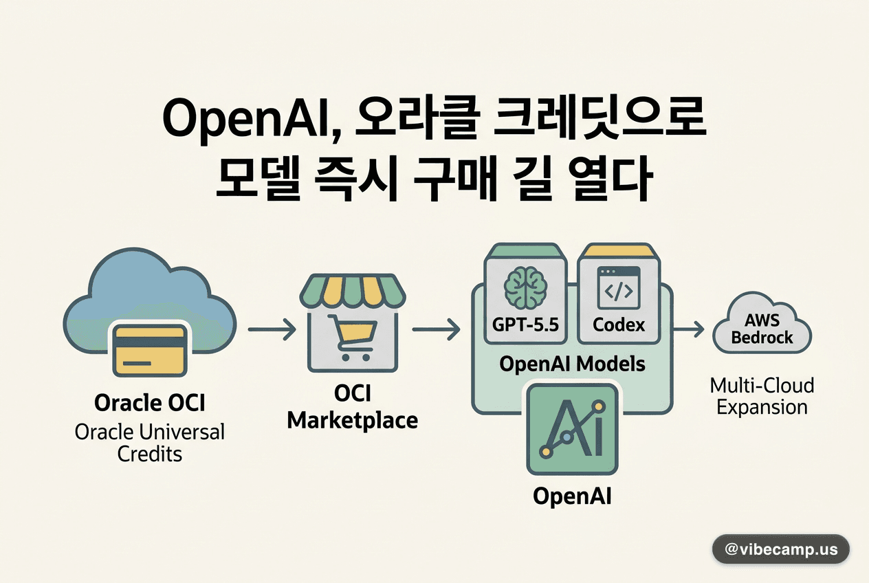 OpenAI, 오라클 크레딧으로 모델 즉시 구매 길 열다