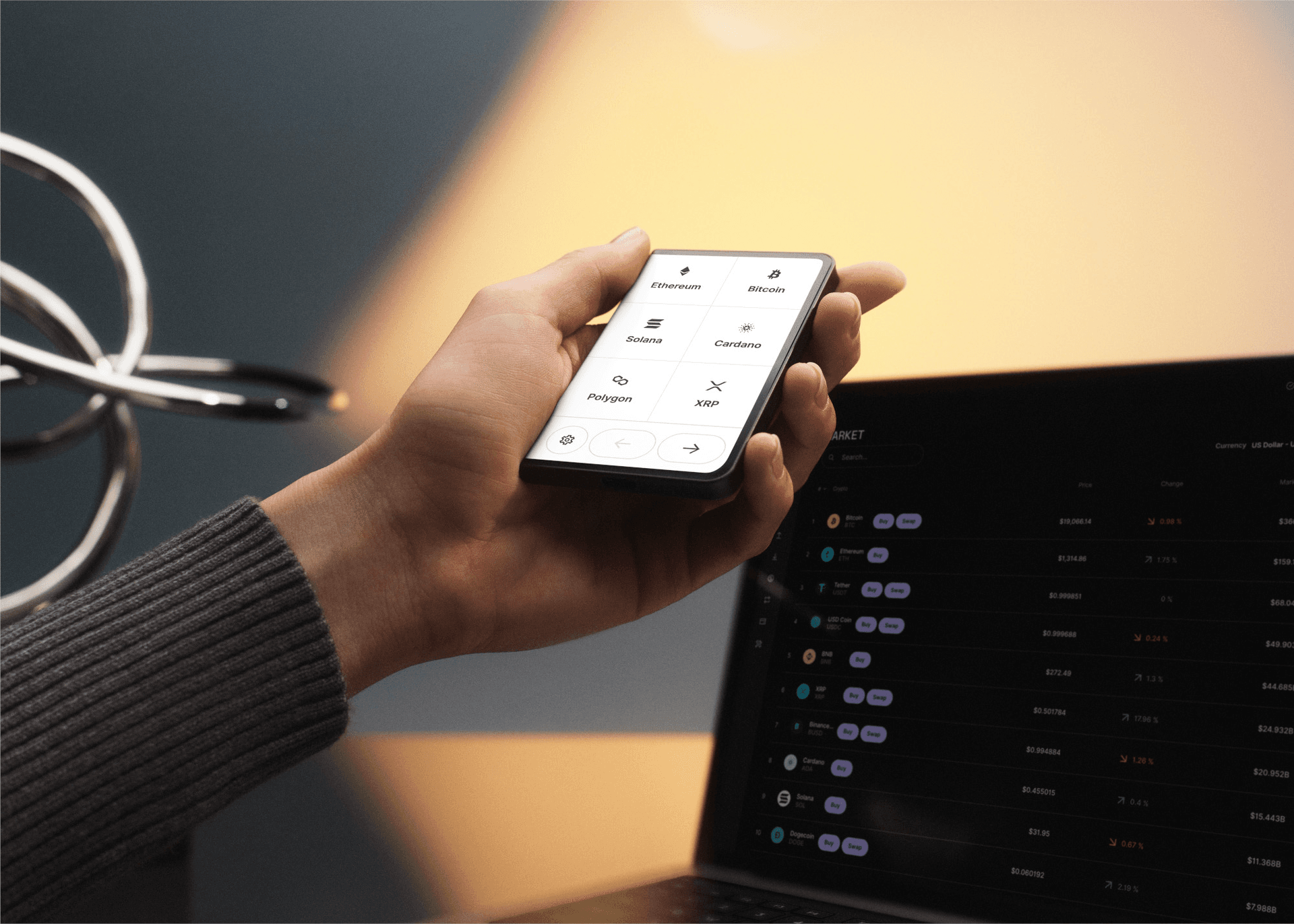 ETHGlobal New York 2026 Ledger 트랙 — 하드웨어 보안 기반 AI 에이전트 해커톤을 표현한 이미지