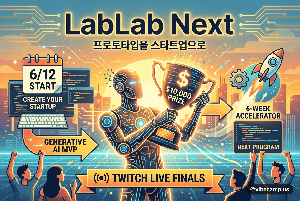 LabLab Next — 프로토타입을 스타트업으로(상금 $10K + 액셀러레이터)