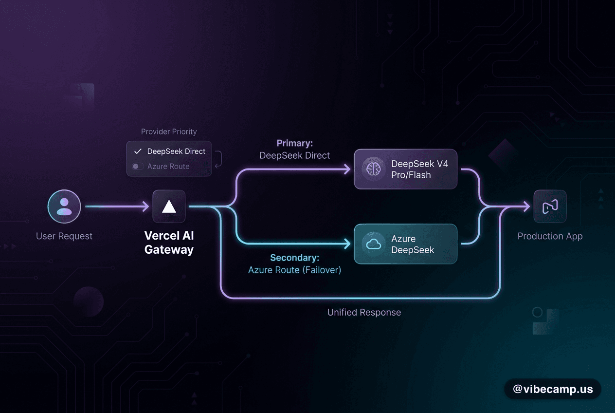 DeepSeek V4, AI Gateway에 Azure 경로 추가 — 코드 무수정 페일오버