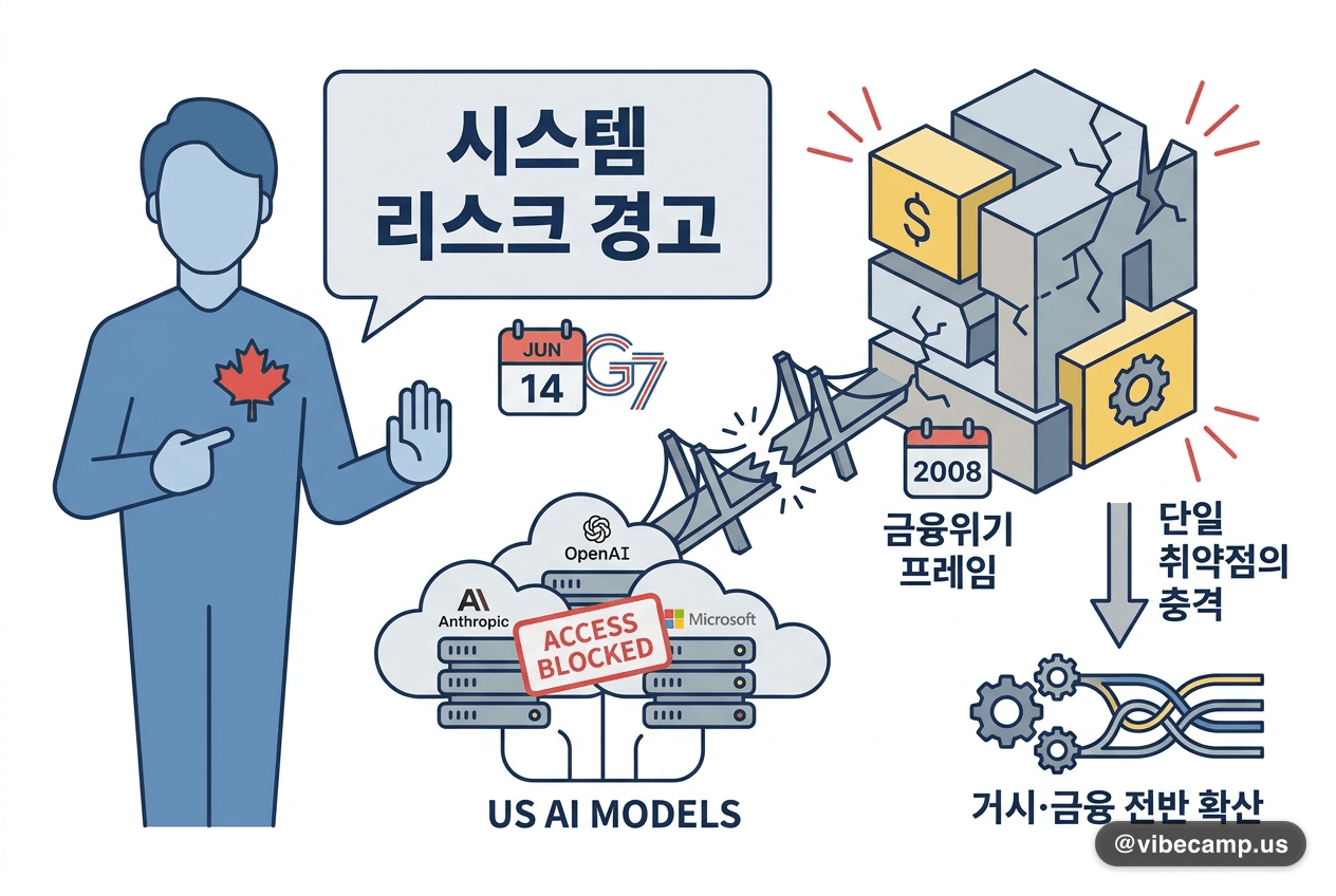 카니 캐나다 총리, AI 모델 과의존을 시스템 리스크로 경고