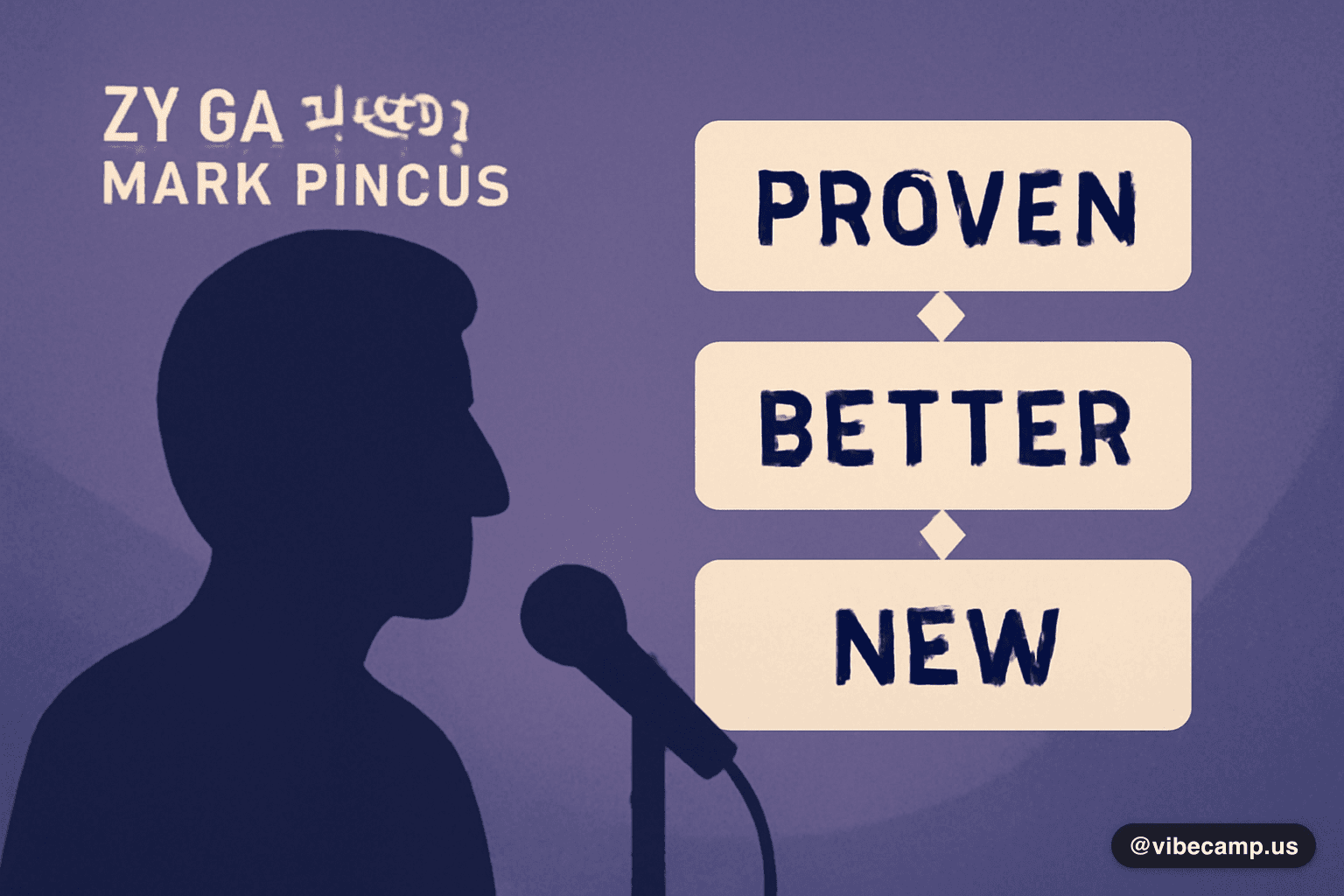 Zynga 창업자의 'Proven, Better, New' 제품 프레임워크