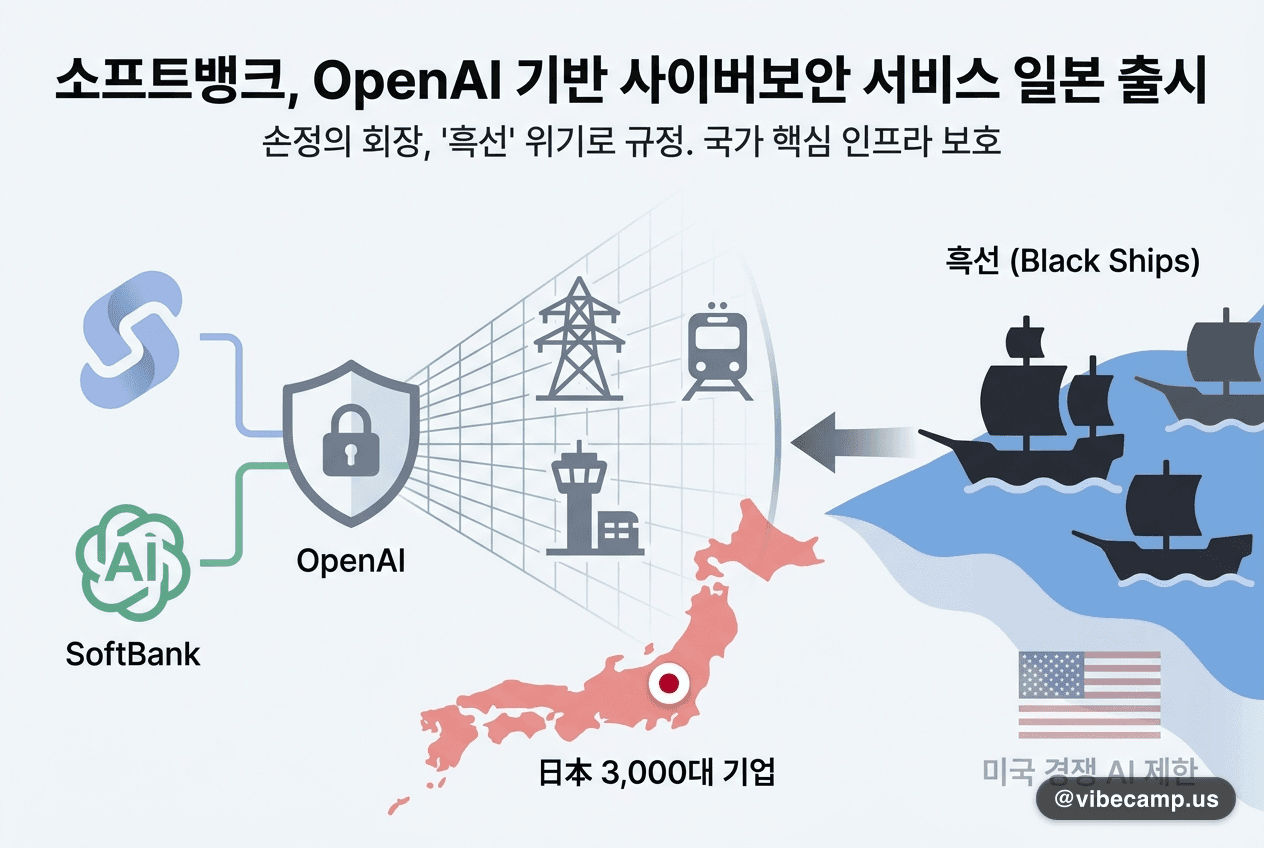 소프트뱅크, OpenAI 기반 사이버보안 서비스를 일본에 출시