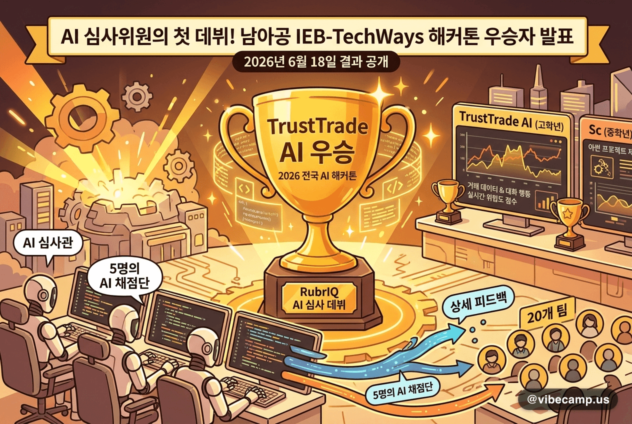 AI 심사위원이 채점한 첫 해커톤 — 남아공 IEB-TechWays, TrustTrade AI 우승