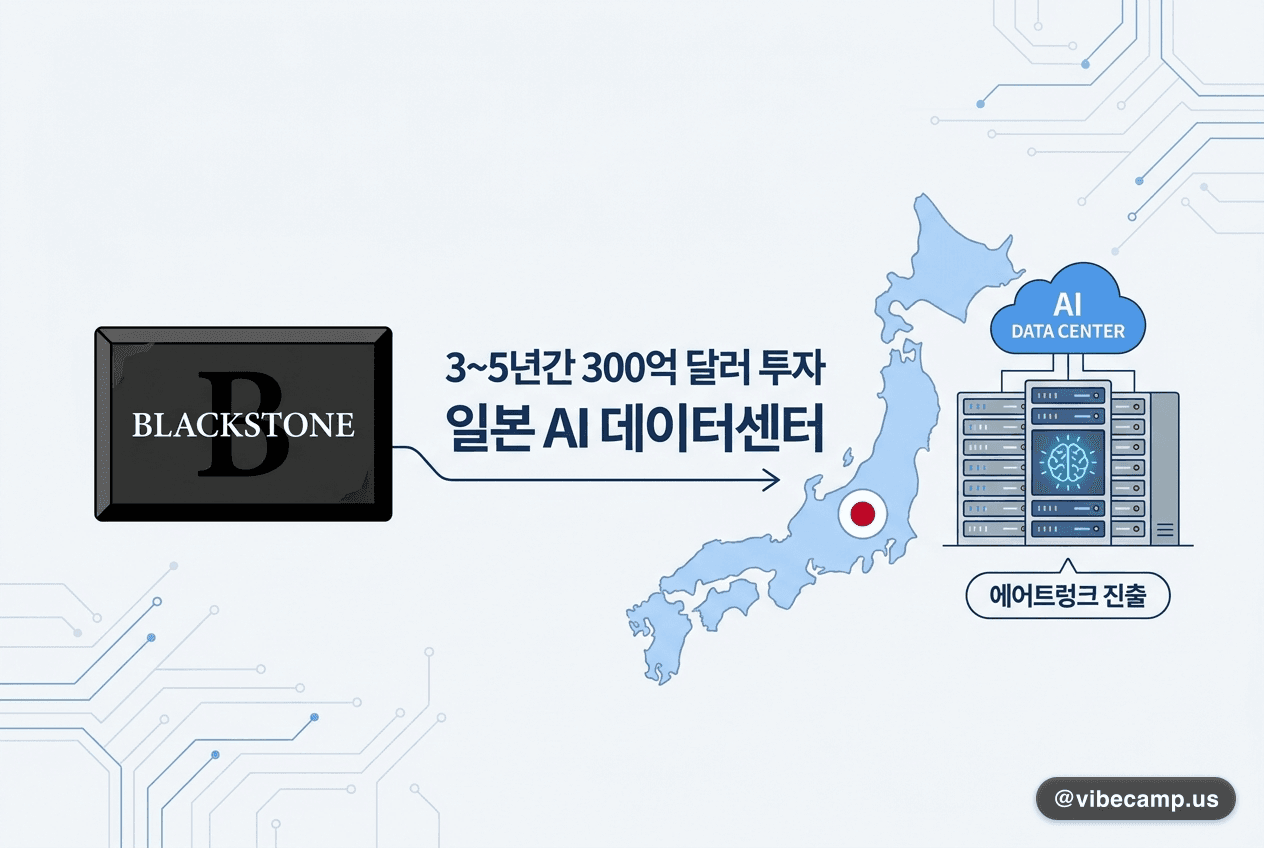 블랙스톤, 일본 AI 데이터센터에 3~5년간 300억 달러 투자