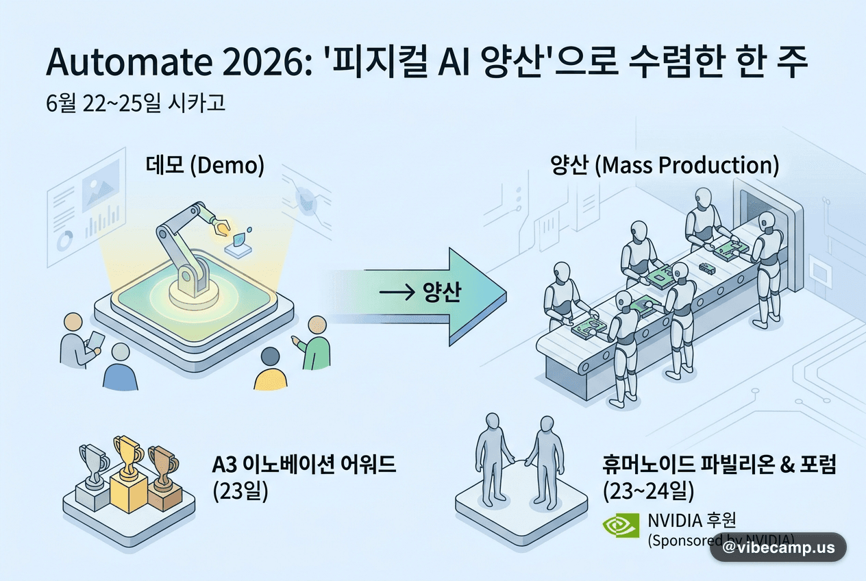 Automate 2026, '피지컬 AI 양산'으로 수렴한 한 주