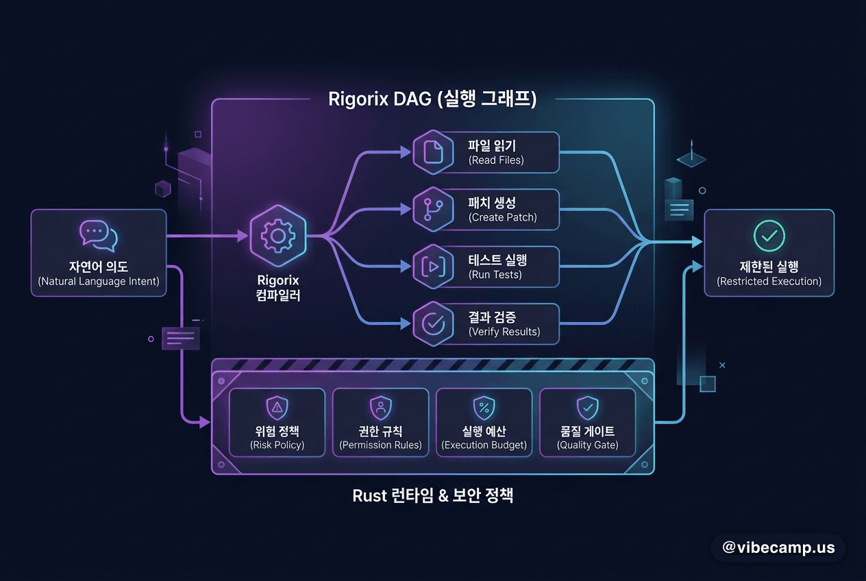 Rigorix 오픈소스 코딩 에이전트의 결정론적 DAG 실행 파이프라인 데모