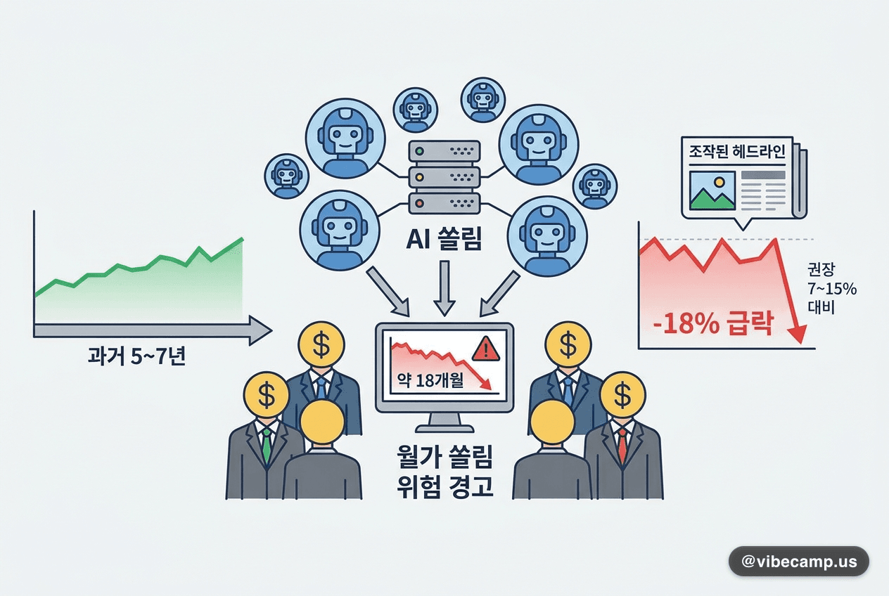 AI 몰리면 시그널 수명 5~7년→18개월 — 월가 쏠림 위험 경고