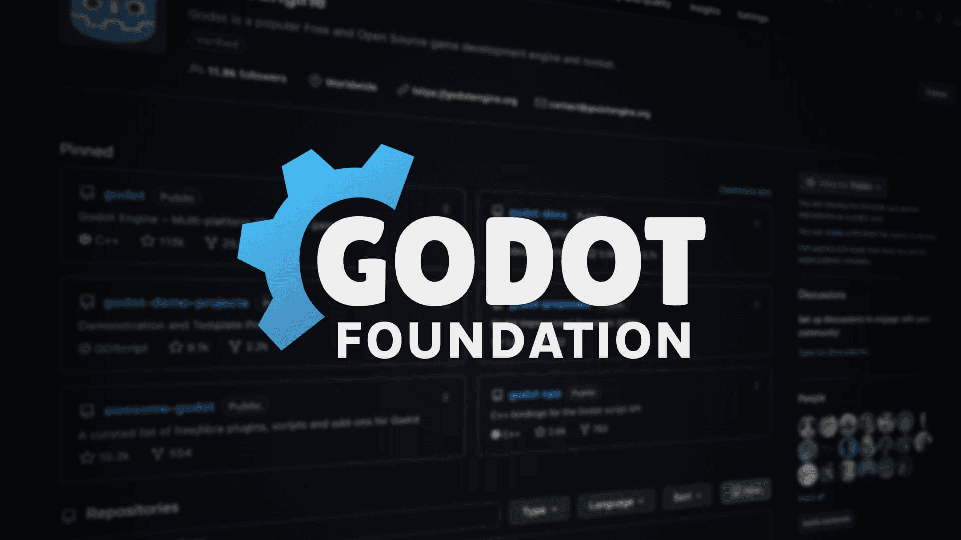 Godot 엔진 기여 정책 개정 공식 블로그 커버 이미지 — AI 생성 코드 기여 금지