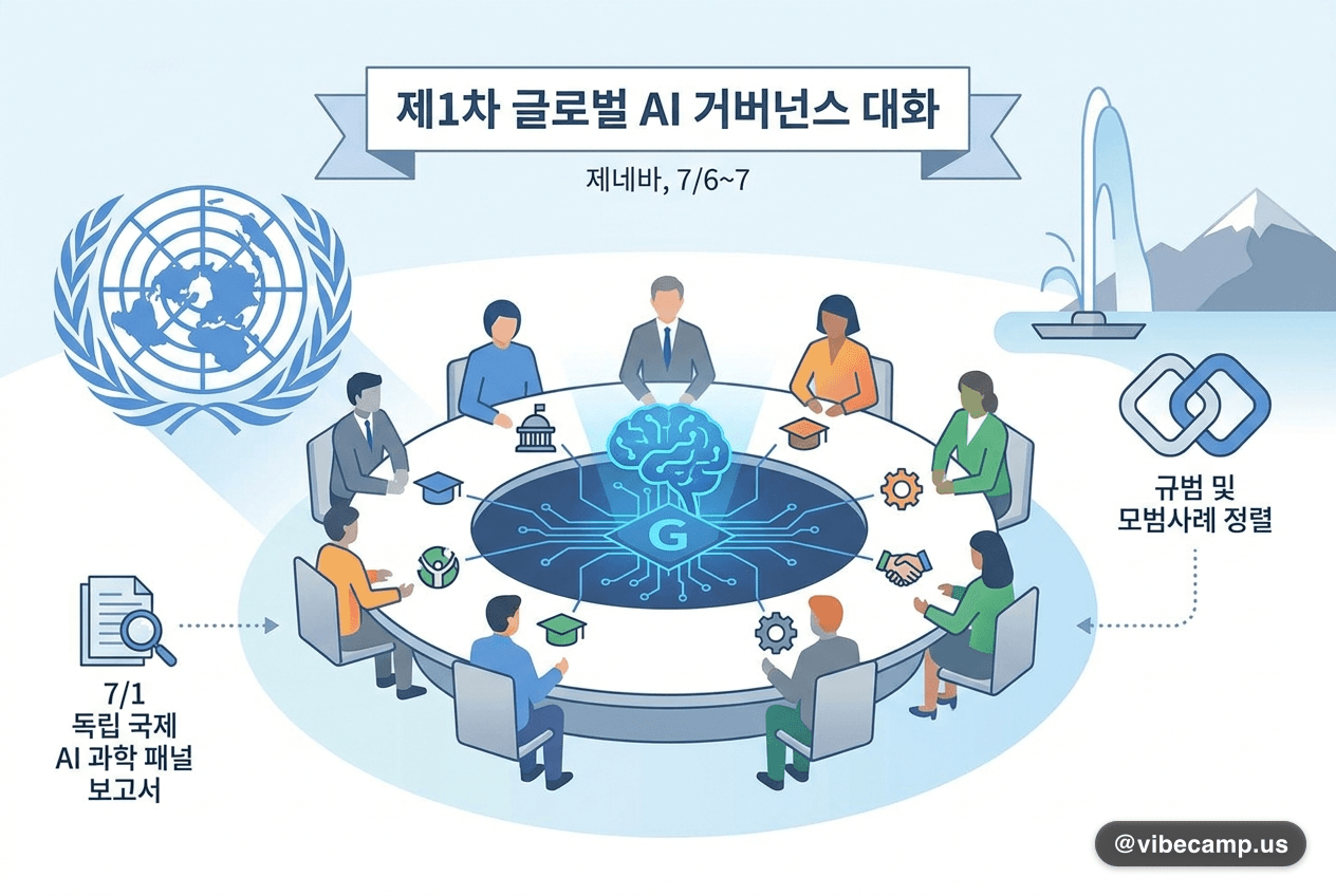 UN, 첫 글로벌 AI 거버넌스 대화 개막 — 제네바 7/6~7