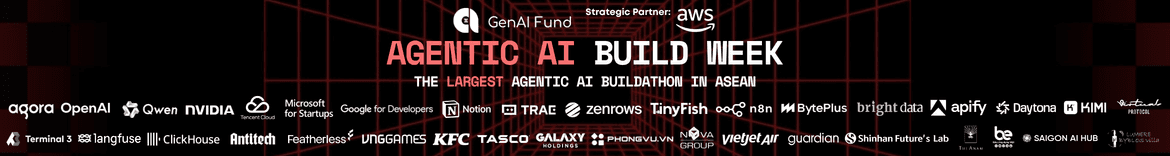 Agentic AI Build Week 2026 (ASEAN 최대 에이전트 빌더톤) Devpost 배너 이미지