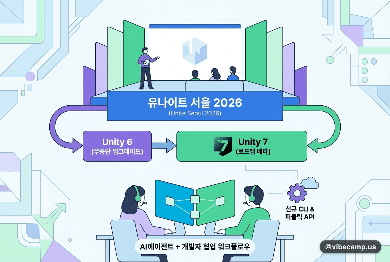 유나이트 서울 2026, 유니티7·AI 협업 개발 비전 공개