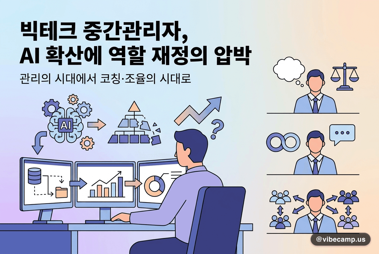 빅테크의 중간관리자, AI 확산에 역할 재정의 압박 직면