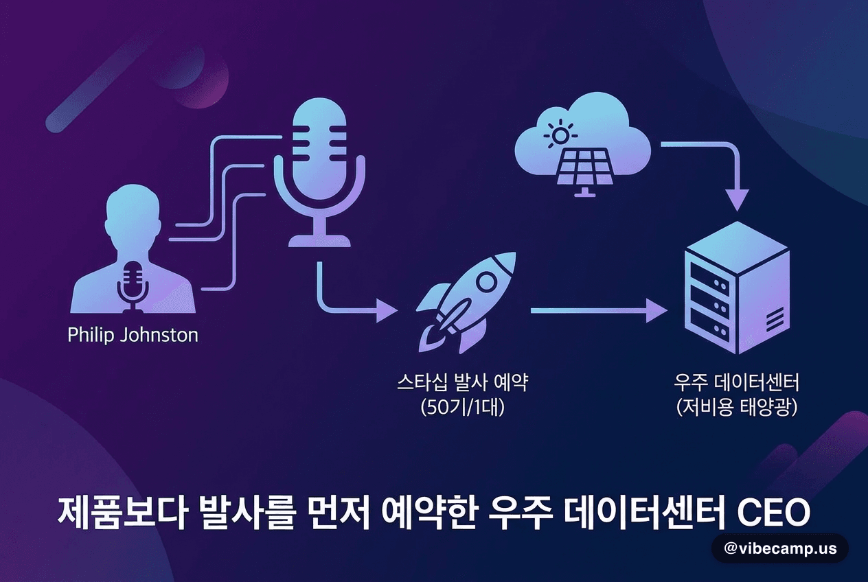 제품보다 발사를 먼저 예약한 우주 데이터센터 CEO