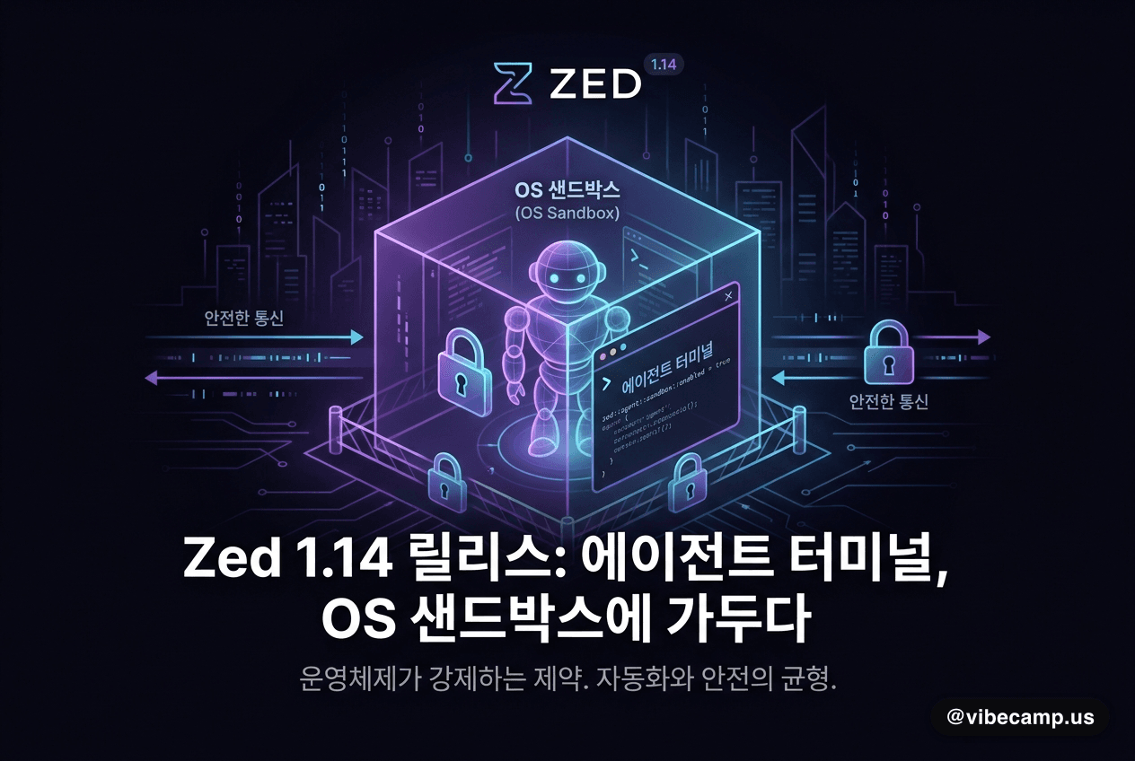 Zed, 에이전트 터미널을 OS 샌드박스에 가두다