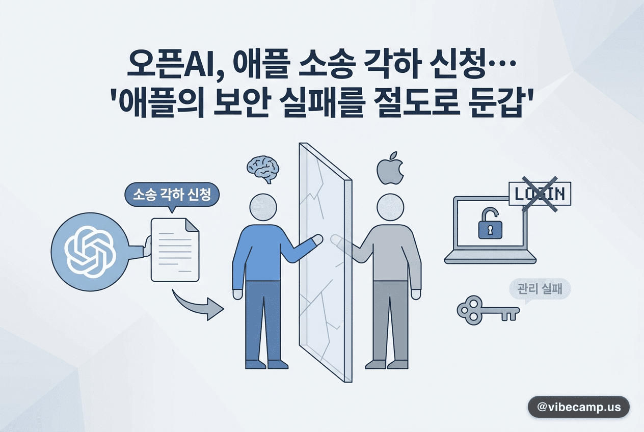 오픈AI, 애플 소송 각하 신청…“애플의 보안 실패를 절도로 둔갑”