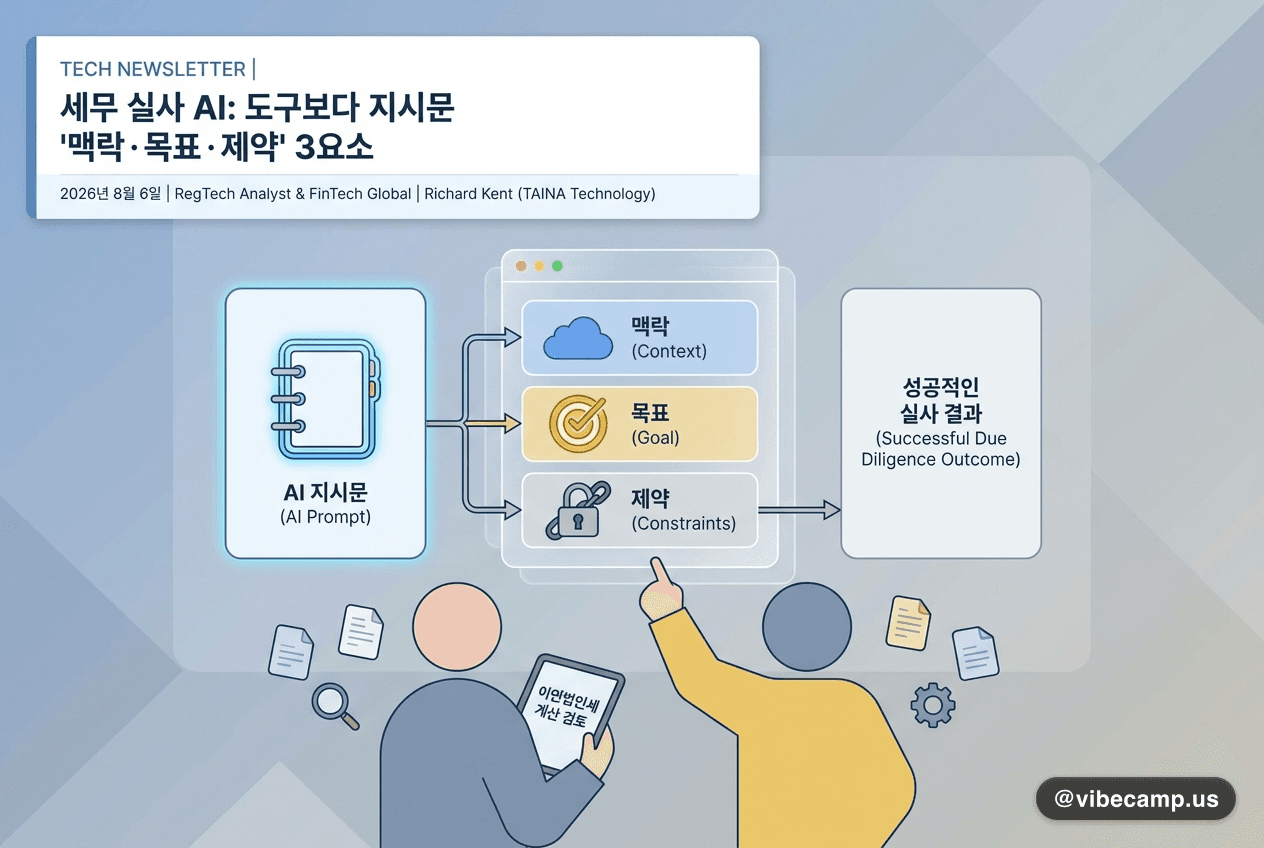 세무 실사 AI, 도구보다 지시문 — '맥락·목표·제약' 3요소