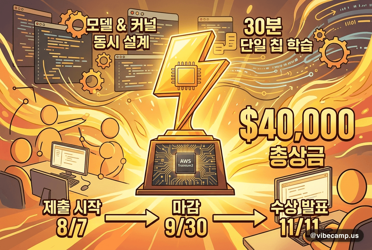 30분 단일 칩 학습, 상금 $40,000