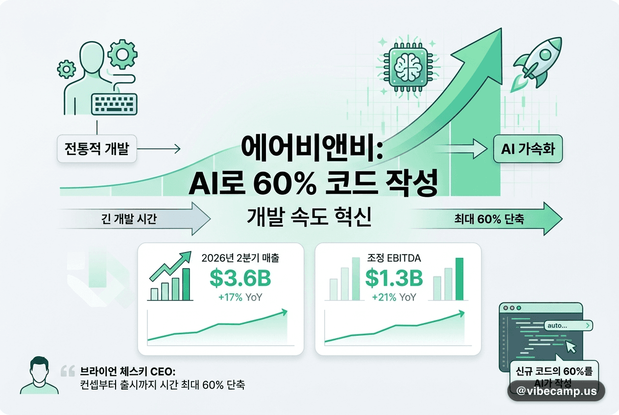 에어비앤비, 신규 코드 60%를 AI가 작성