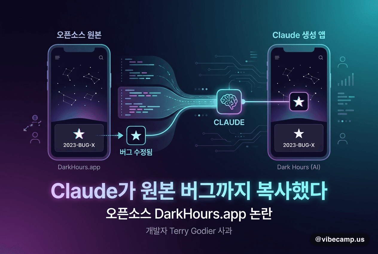 클로드로 만든 앱이 원본 버그까지 닮았다
