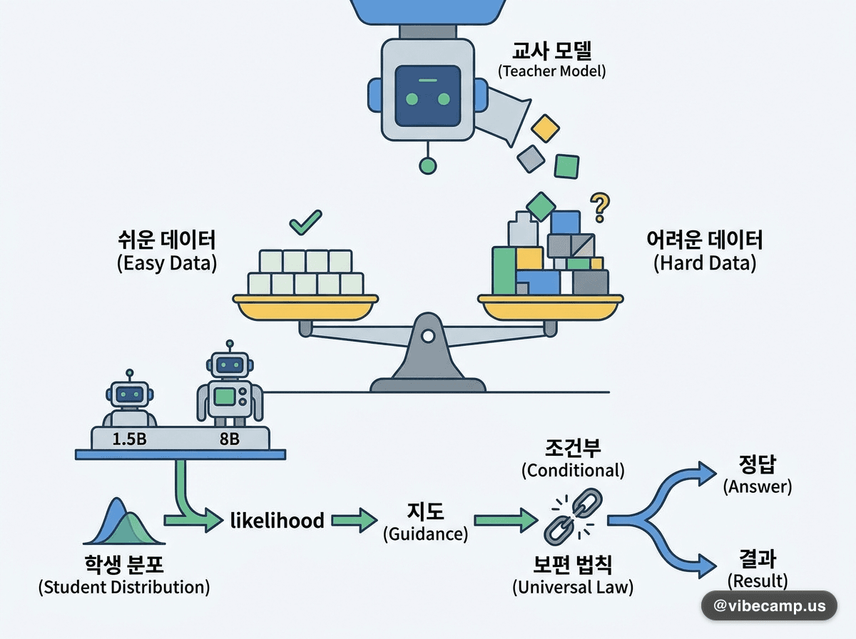 쉬운 데이터가 항상 정답은 아니다, 모델 크기가 기준을 바꾼다