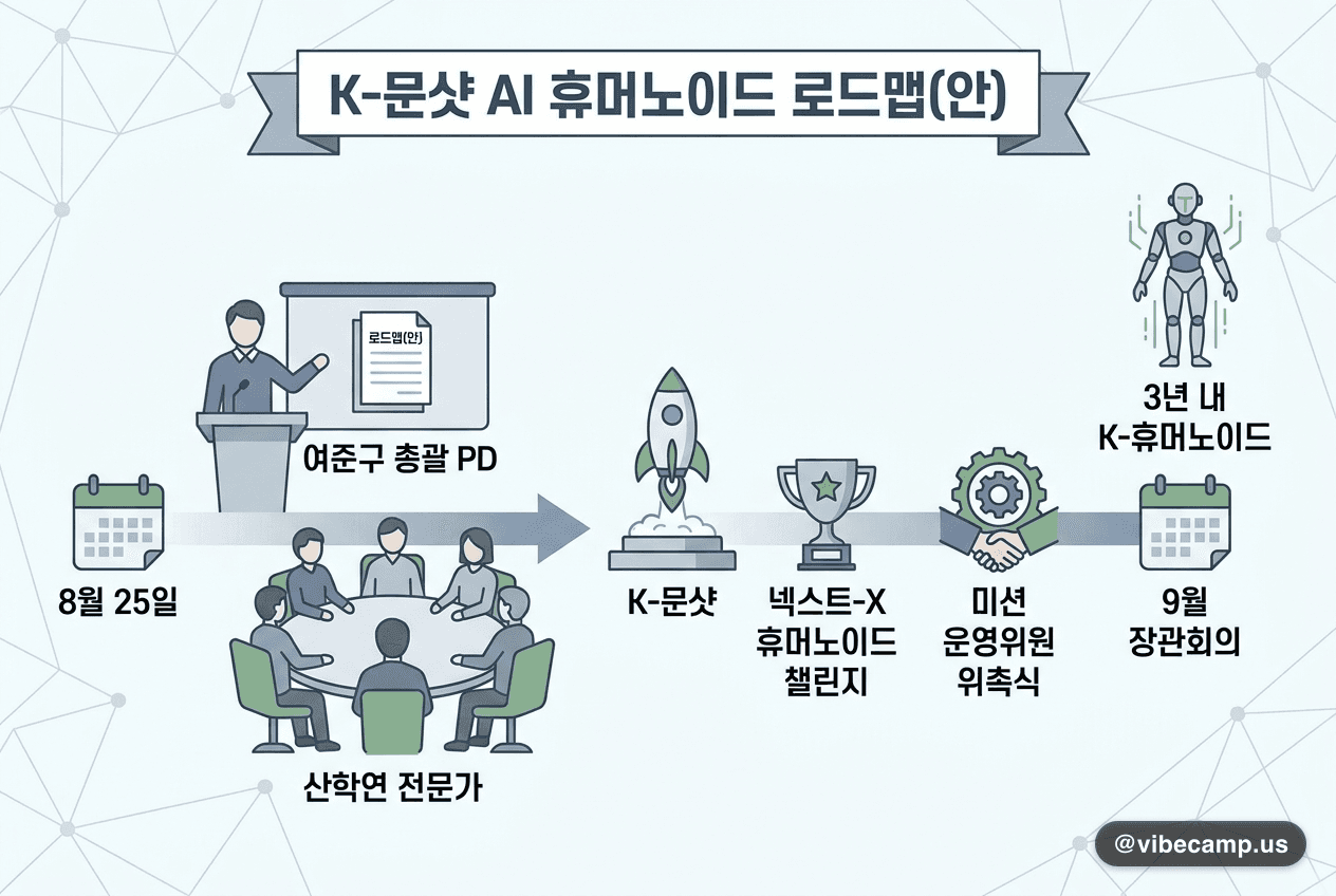 과기정통부 'K-문샷 AI 휴머노이드' 로드맵(안), 9월 장관회의로