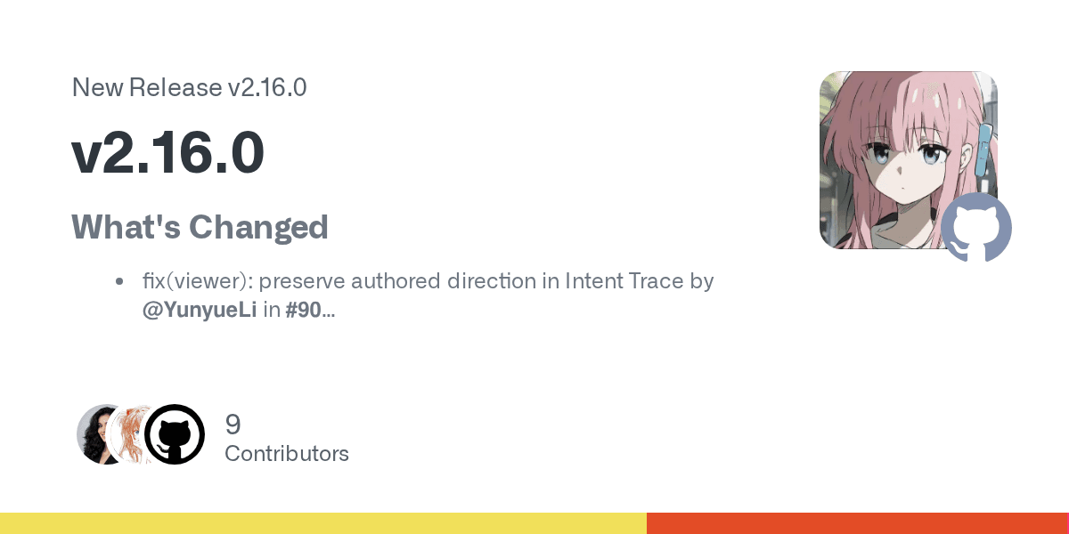 archify v2.16.0 릴리스의 GitHub 오픈그래프 카드. 'New Release v2.16.0'과 What's Changed 목록 일부가 보인다.