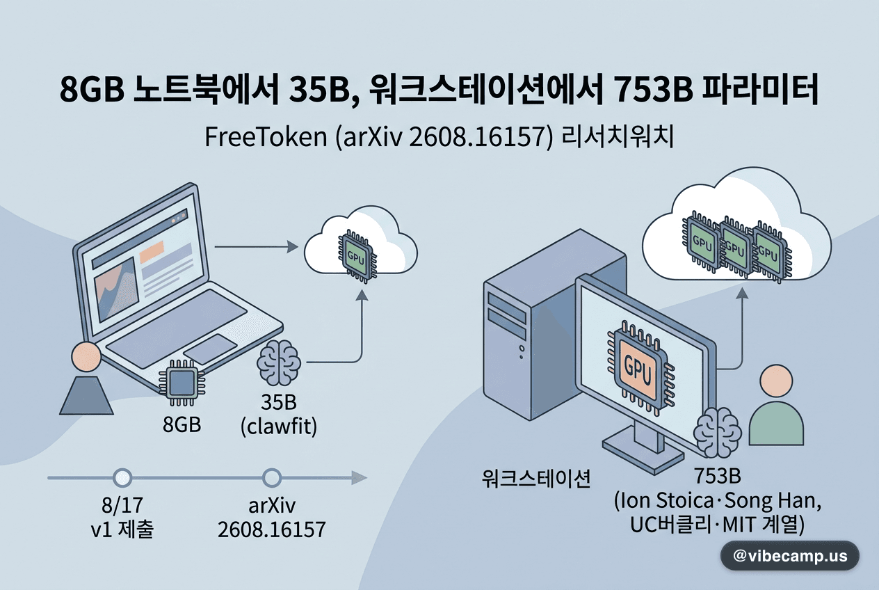 8GB 노트북에서 35B, 워크스테이션에서 753B 파라미터