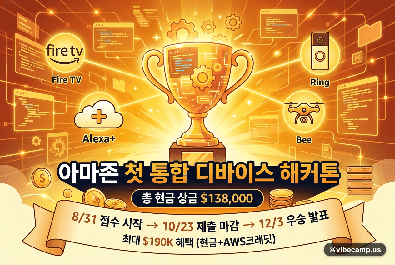 아마존 첫 통합 디바이스 해커톤, 현금 상금 $138K
