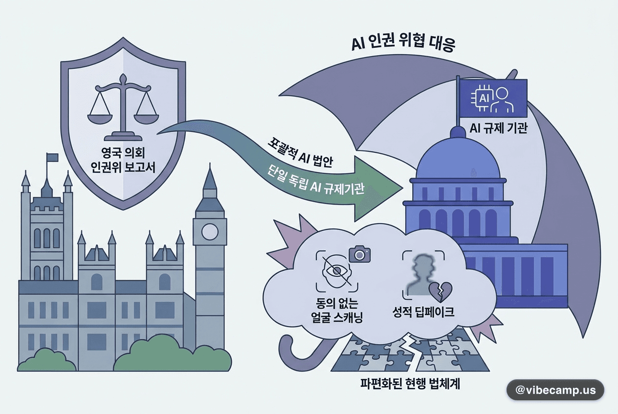 영국 의회 인권위 "포괄적 AI 법안과 단일 규제기관 필요"