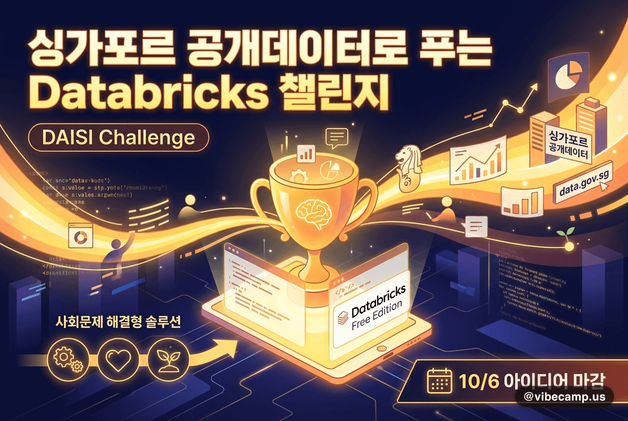 싱가포르 공개데이터로 푸는 Databricks 챌린지