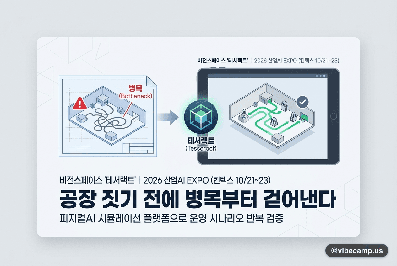 공장 짓기 전에 병목부터 걷어낸다, 비전스페이스 '테서랙트'