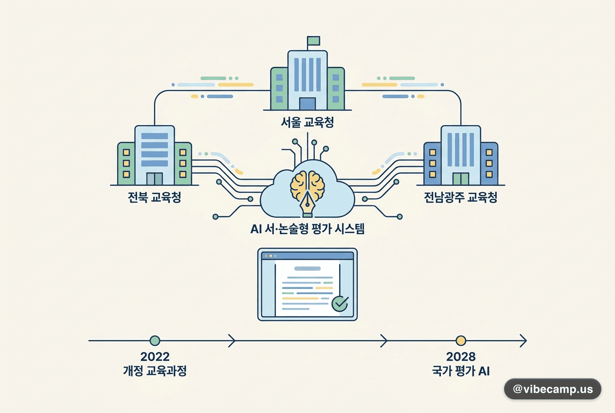 전북·서울·전남광주 3개 교육청, AI 서·논술형 평가 공동운영