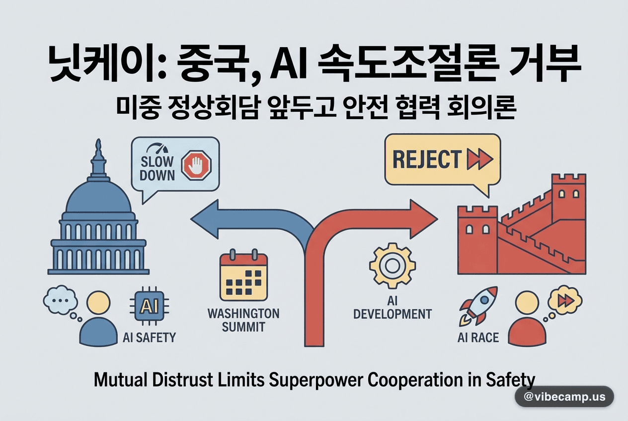 트럼프-시진핑 정상회담을 앞둔 미중 AI 경쟁 상황을 다룬 닛케이아시아 기사 대표 사진