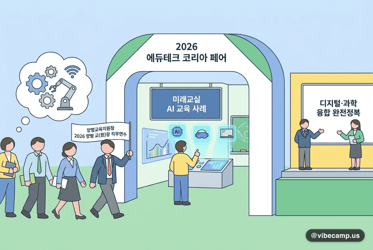 양평교육지원청, 교장·원장 직무연수에 에듀테크 페어 현장 탐방 넣었다