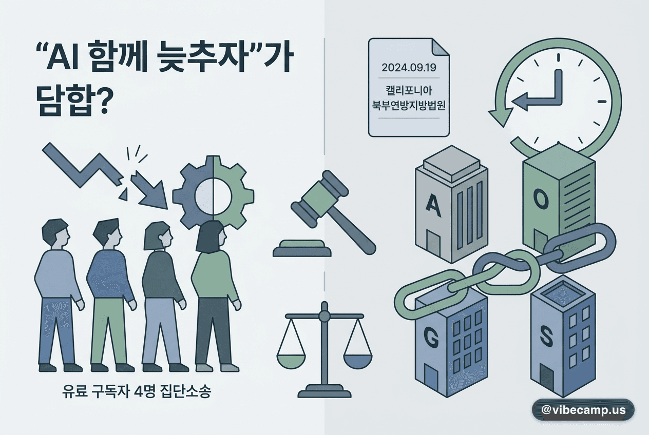 "AI 함께 늦추자"가 담합? 앤스로픽·오픈AI·구글 집단소송 피소