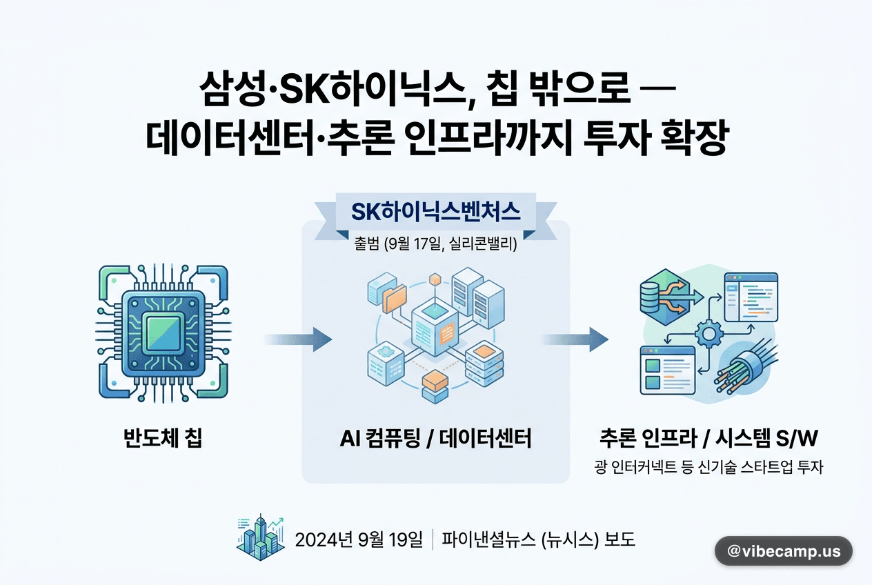 삼성·SK하이닉스, 칩 밖으로 — 데이터센터·추론 인프라까지 투자 확장