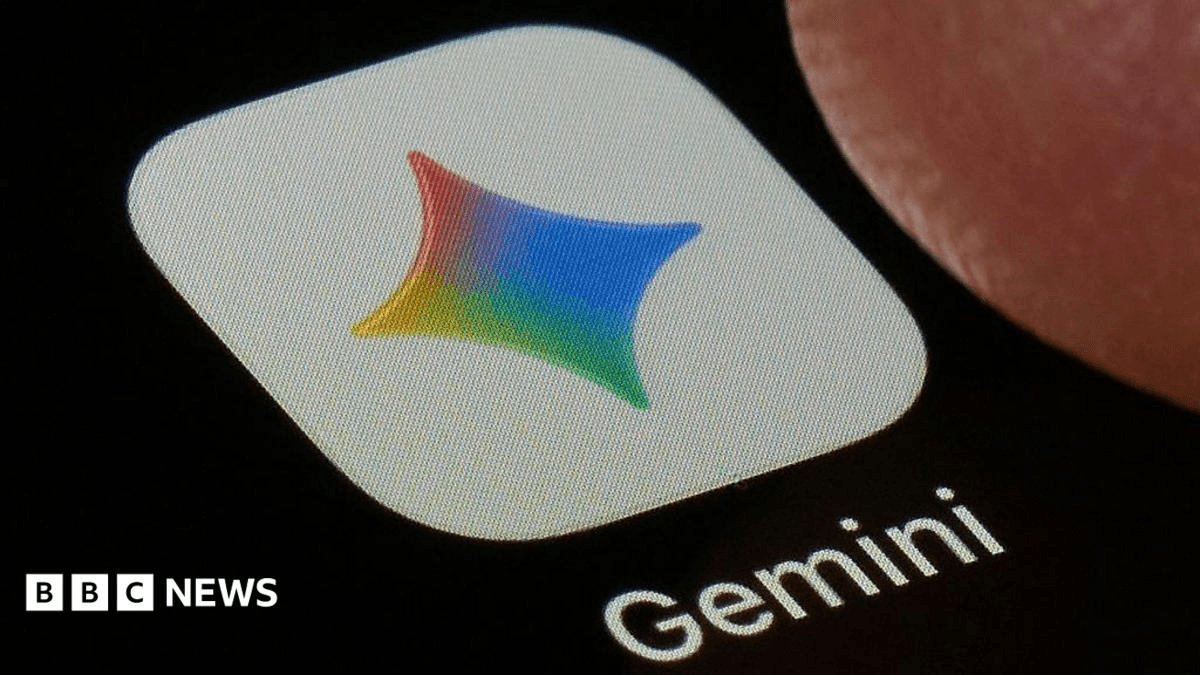 스마트폰 화면에 표시된 구글 제미나이(Gemini) 앱 아이콘 클로즈업