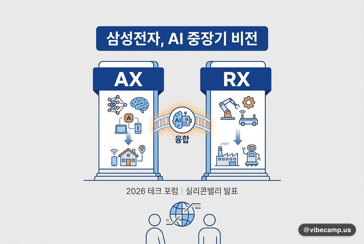 삼성전자, AI 중장기 비전을 'AX+RX' 두 축으로 다시 썼습니다